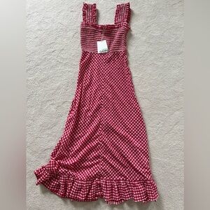 GANNI Seersucker Dress. Brand new! Tags still on.